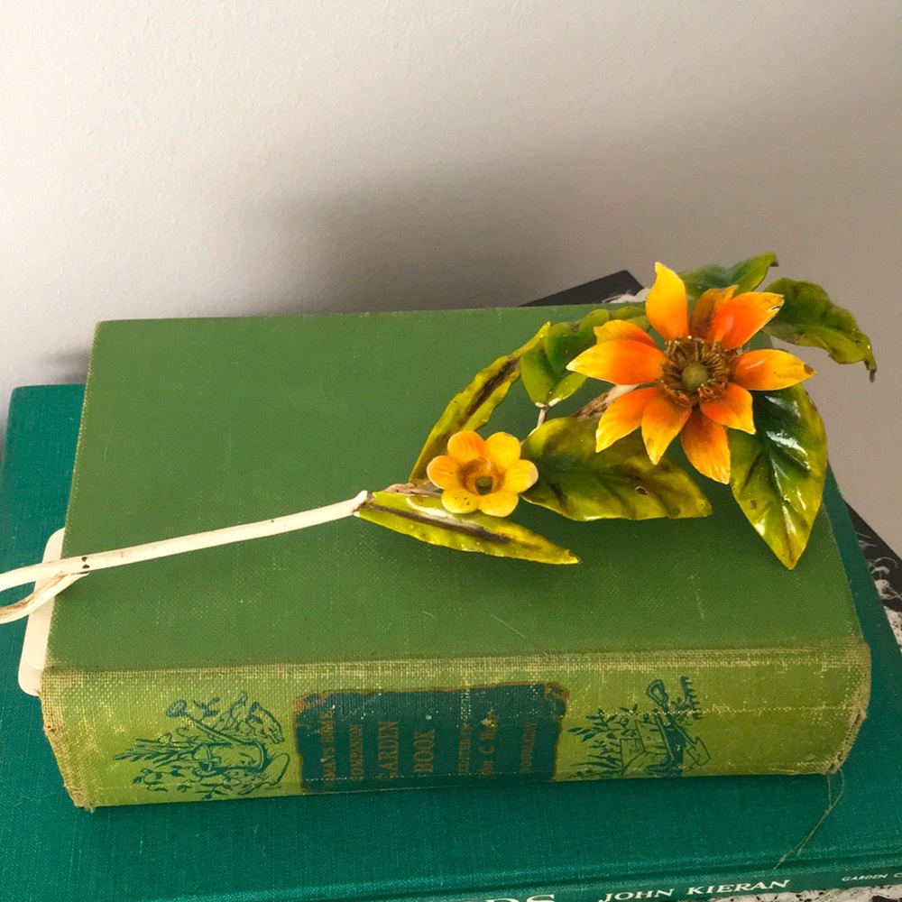 Vintage Italian tole candle snuffer